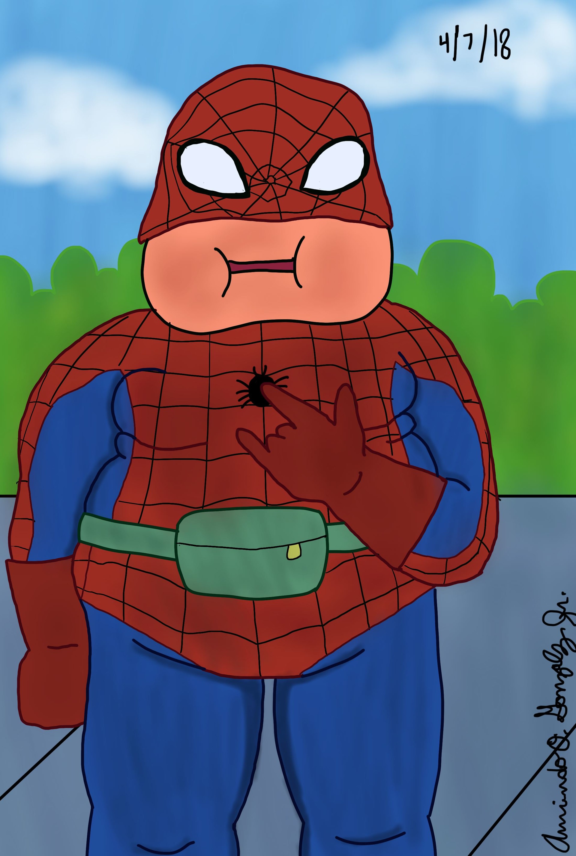 artstation-fat-spider-man