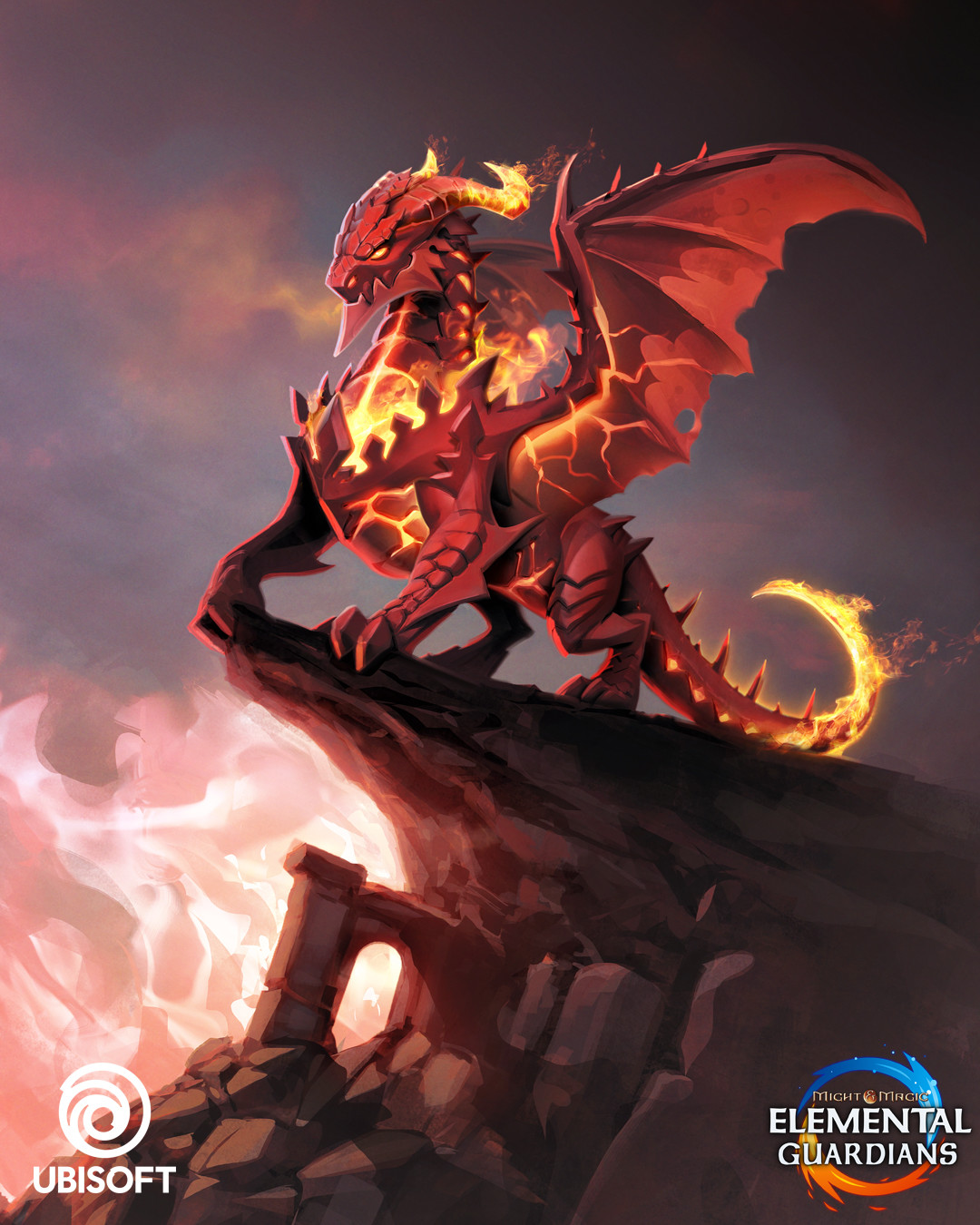 Lava Dragon - Champion Version
(videogame Might&amp;Magic Elemental Guardians)