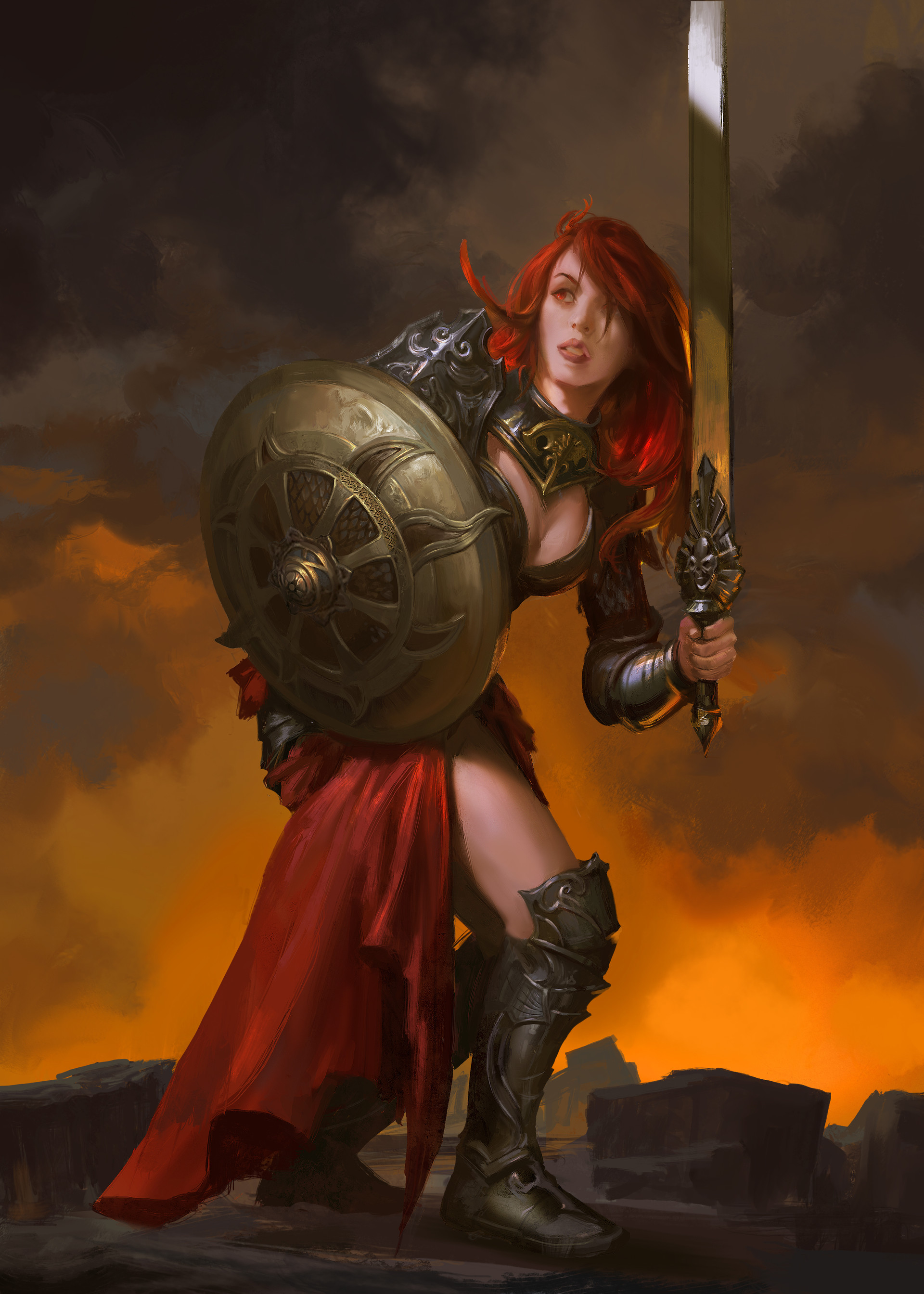 Artstation Female Knight 6187