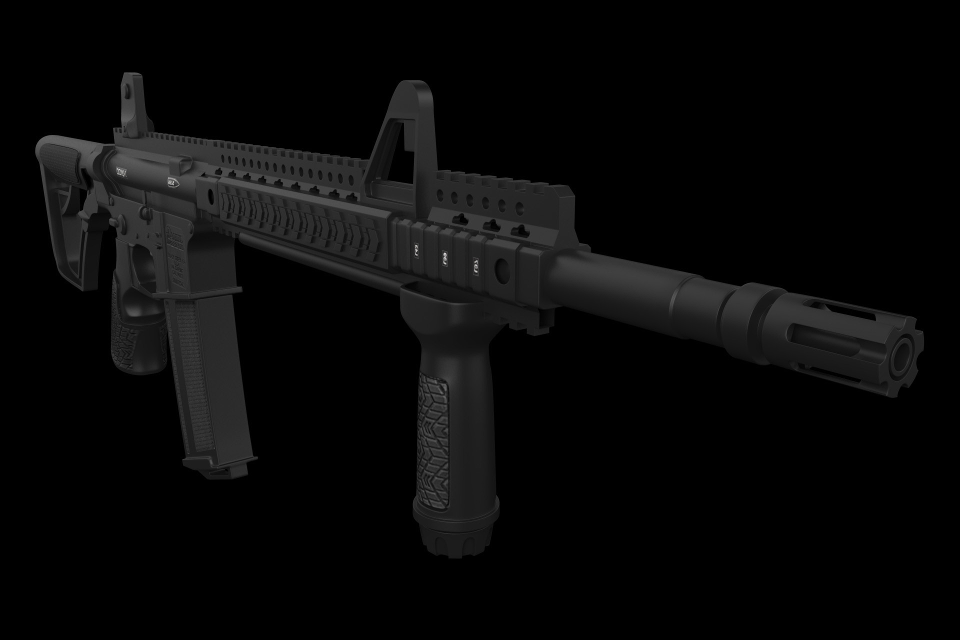ArtStation M4 Carbine 3D Model ArtStation M4 Carbine 3D Model