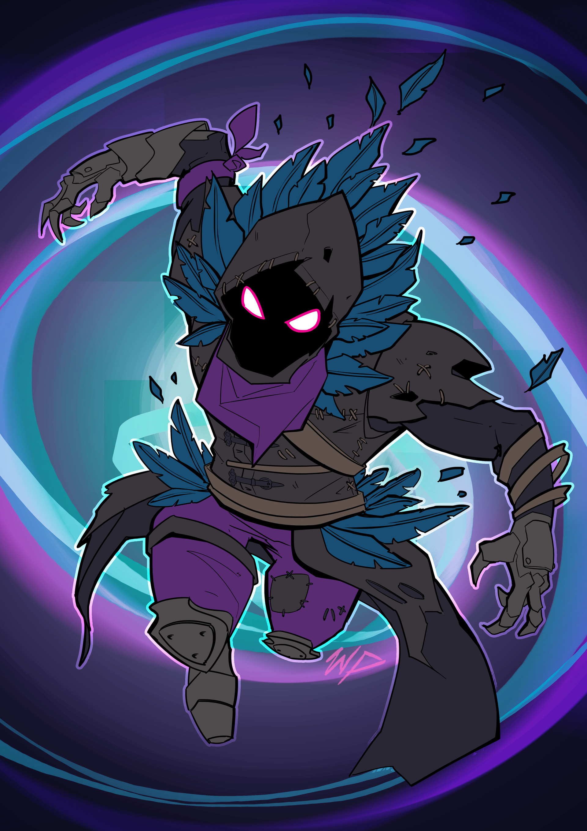 Raven Art Fortnite Artstation Fortnite Raven William Puekker