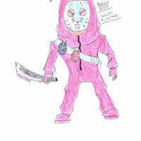 Artstation Dibujo Oso Rosa Fortnite Rubén Cg