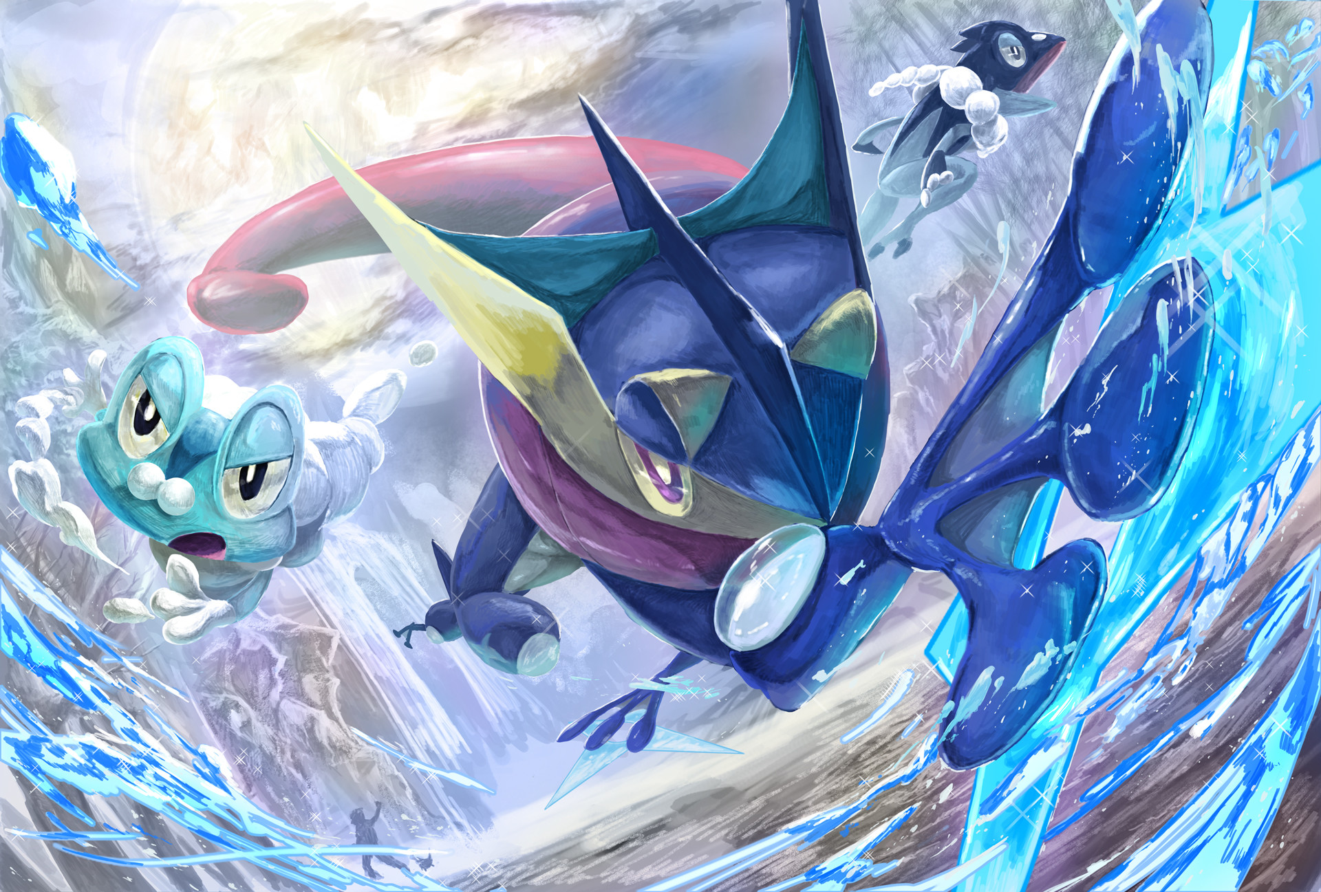 Artstation Greninja N極 Nkyoku