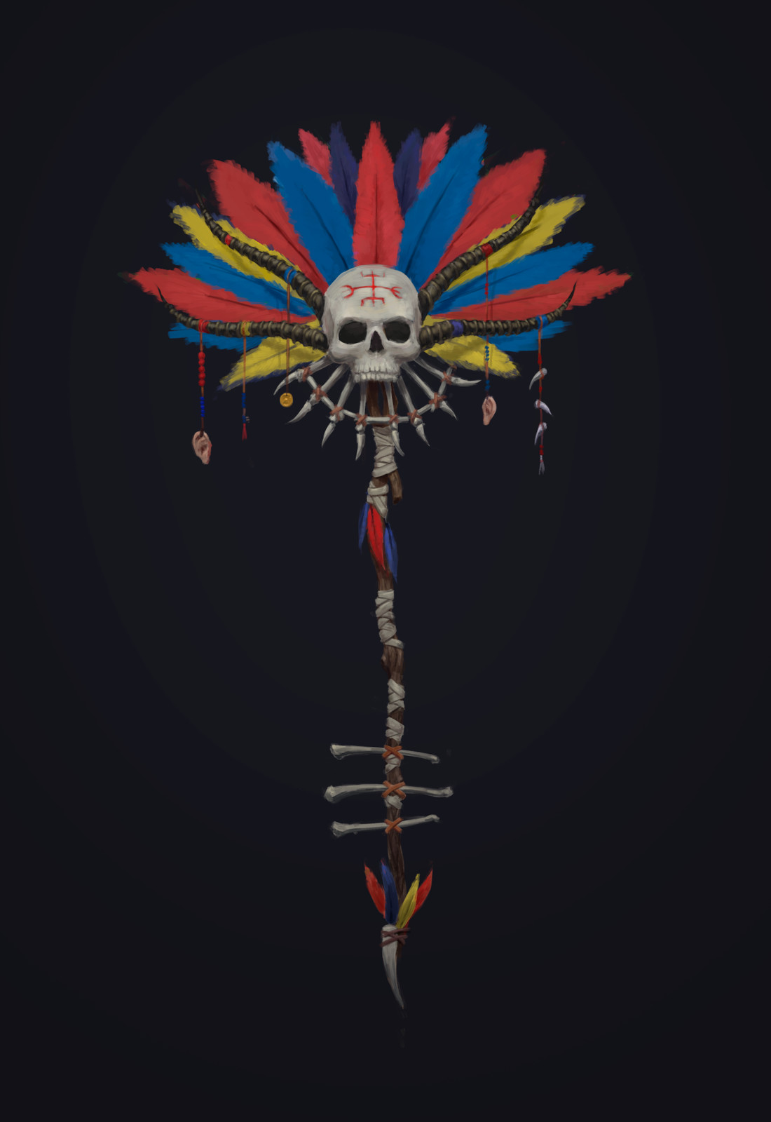 Witch Doctor Staff.