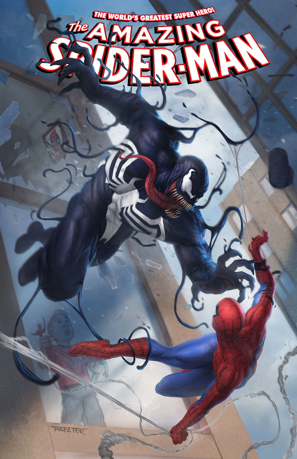 ArtStation - Venom vs Spiderman Cover