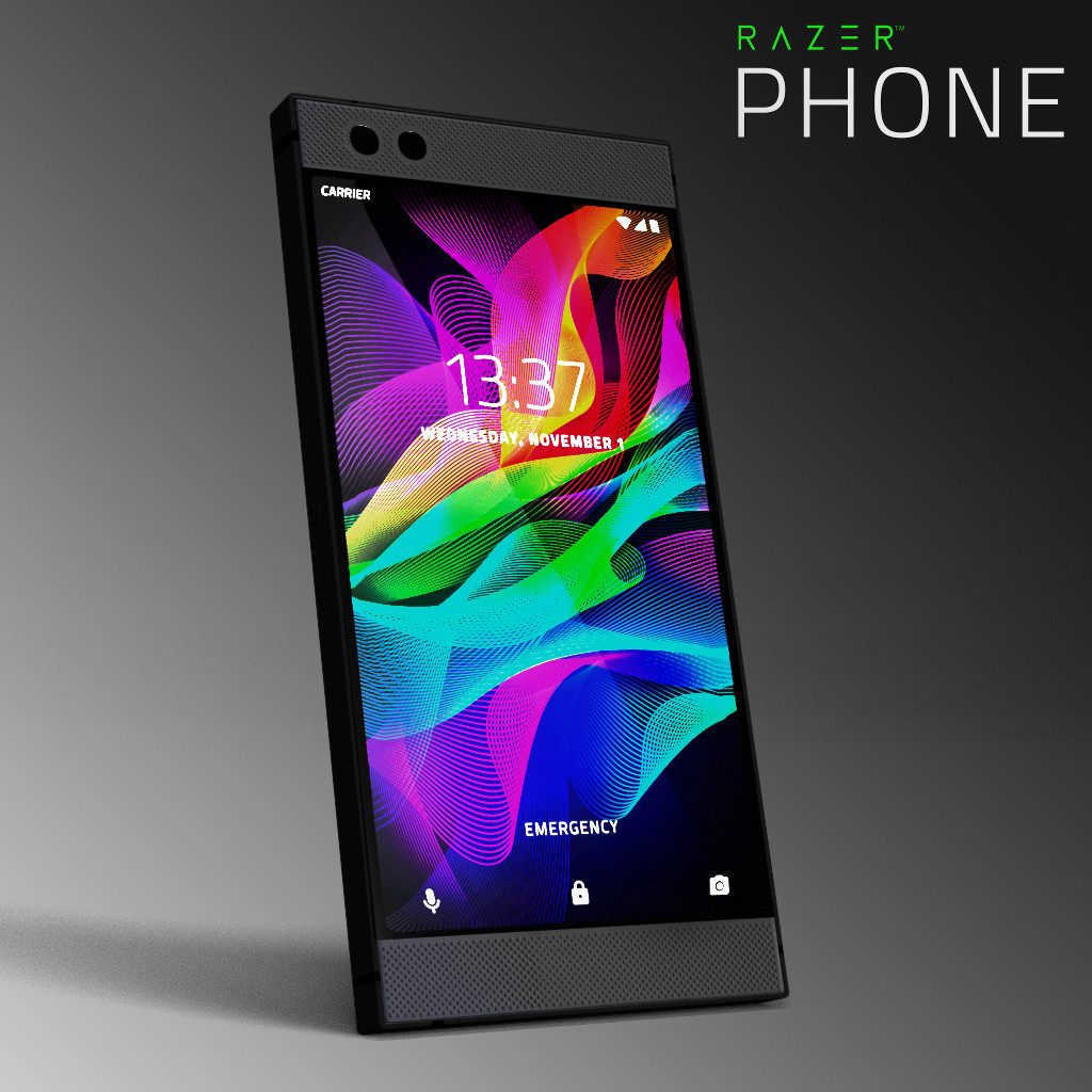 Artstation Razer Phone 3d Modeling Supanat Permpoon