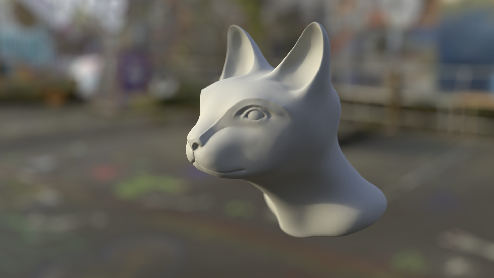 Fredrik Appelholm - Cat Sculpt - Blender