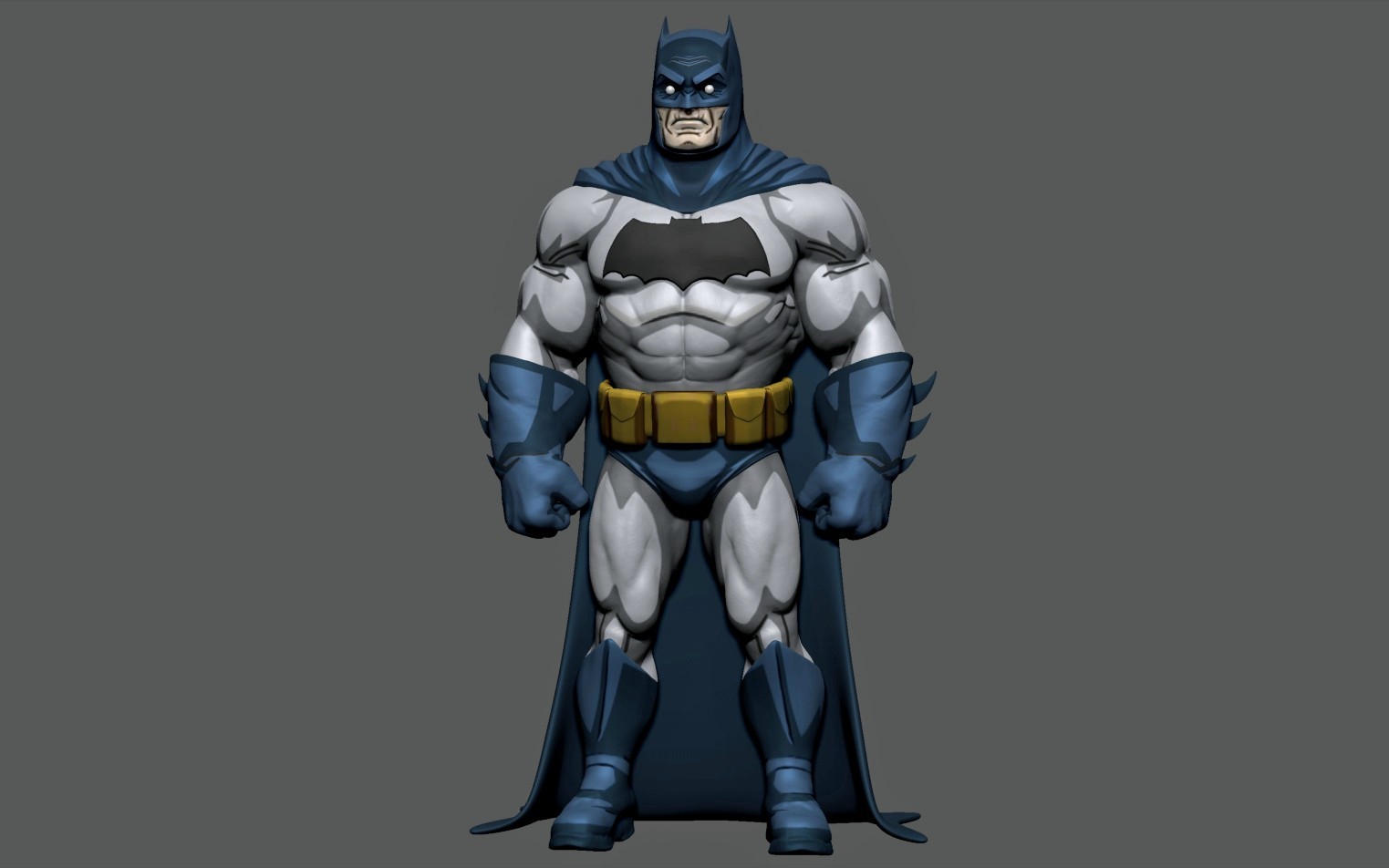 Artstation Batman Dark Knight Returns Husky Heroes Concept Figures Joseph Bradascio