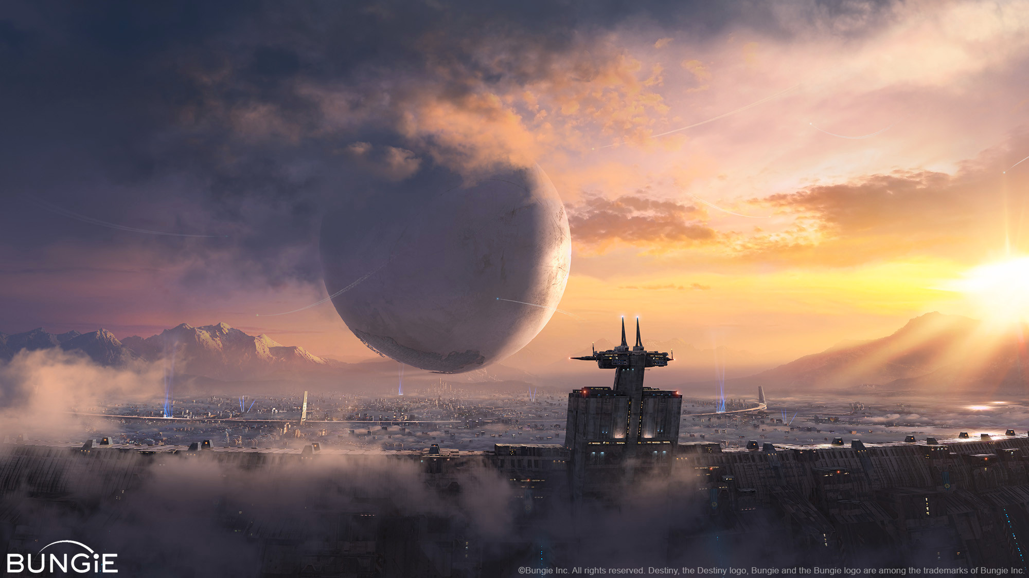 'Destiny 2' Cinematic Matte Painting 