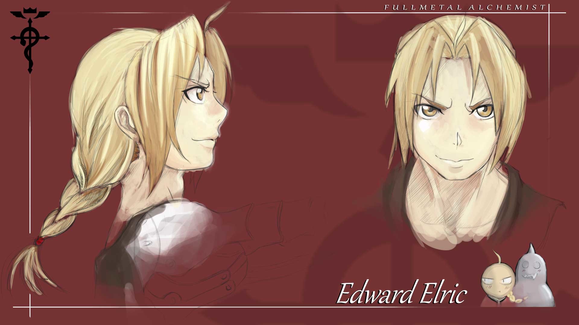 Violaine Mathieu - Edward Elric FanArt, image size:1920x1080