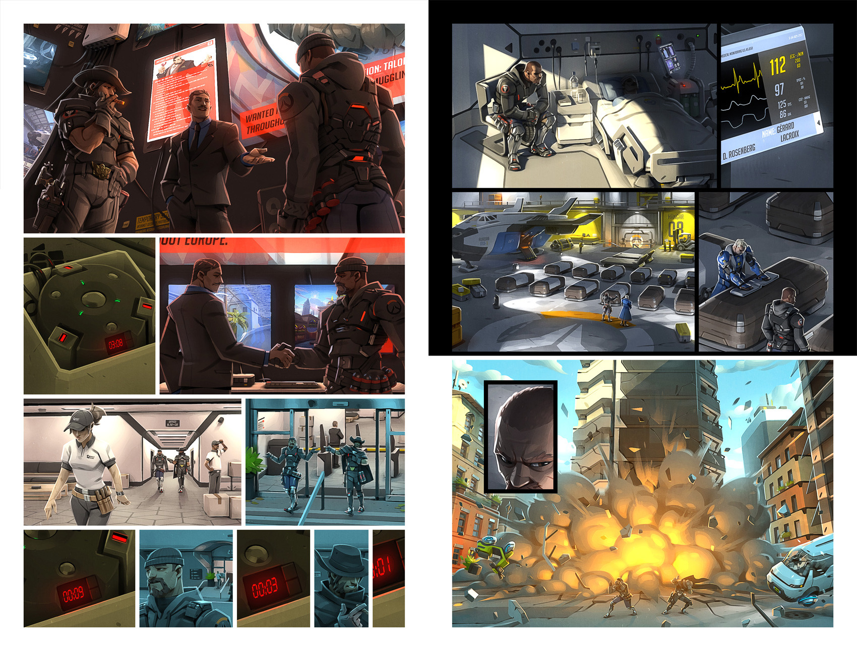 Artstation Overwatch Comic 16 Retribution Gray Shuko