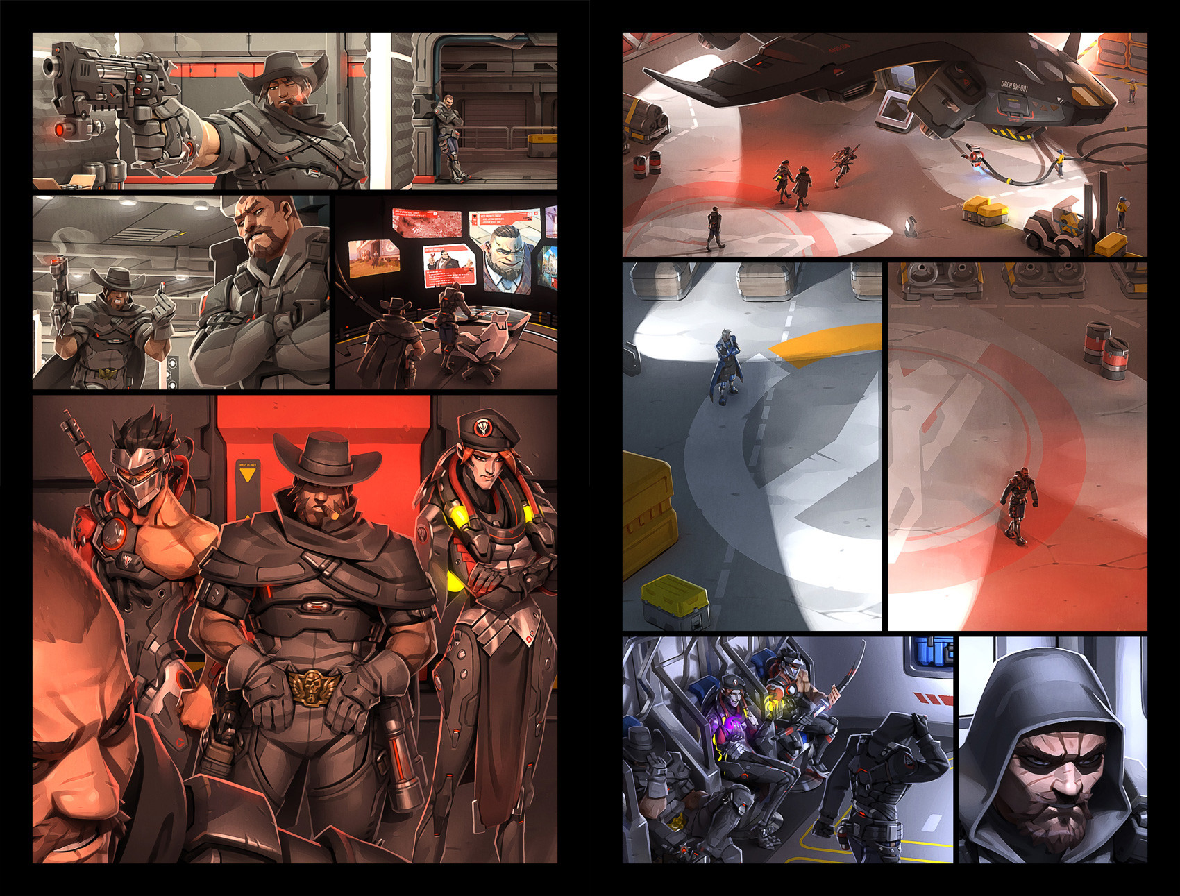 Artstation Overwatch Comic 16 Retribution Gray Shuko
