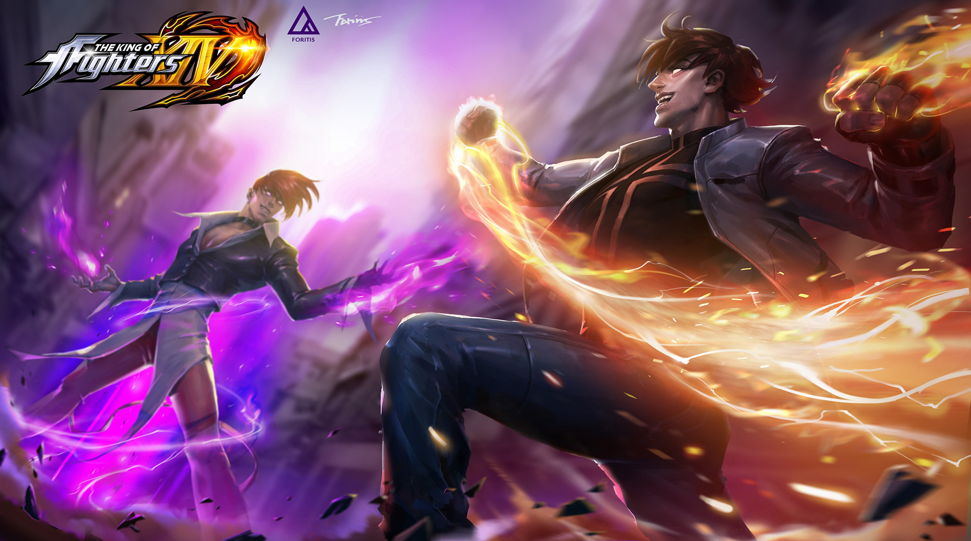 the king of fighters fanart foritis wang