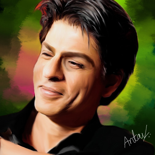 Artstation Shahrukh Khan By Antav Antav Ganguly