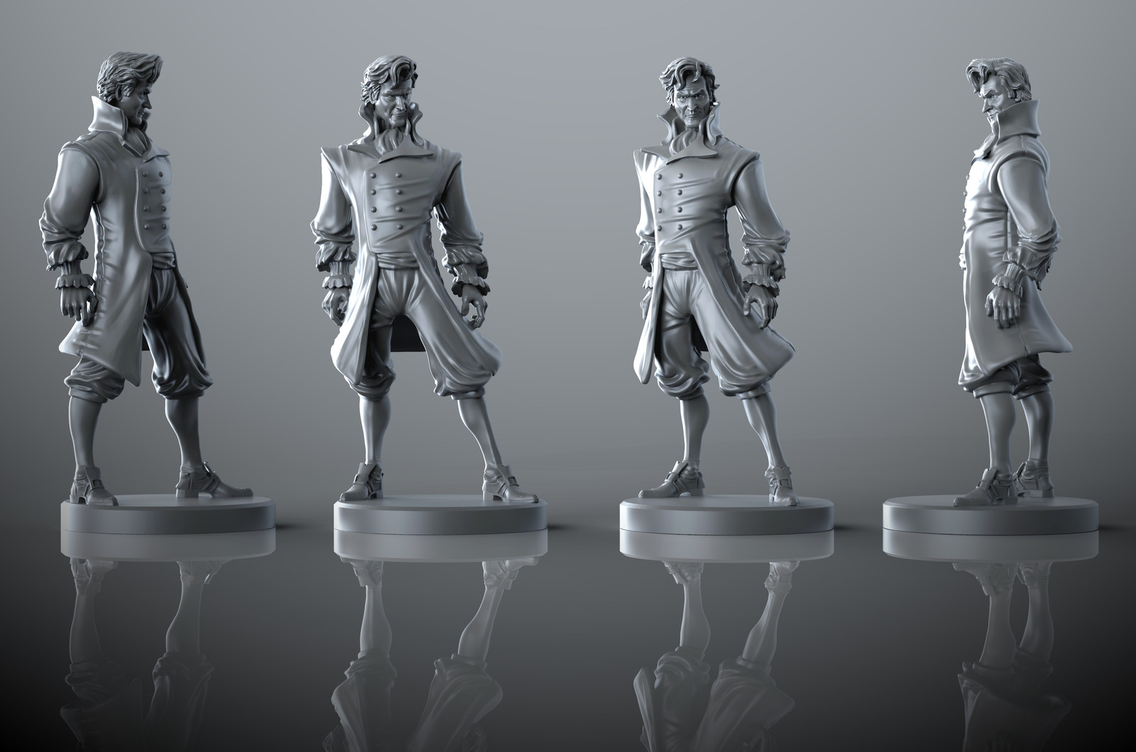 Legends of Sleepy Hollow - boardgame miniatures