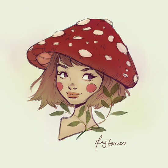 Mary Gomes Mushroom Girl