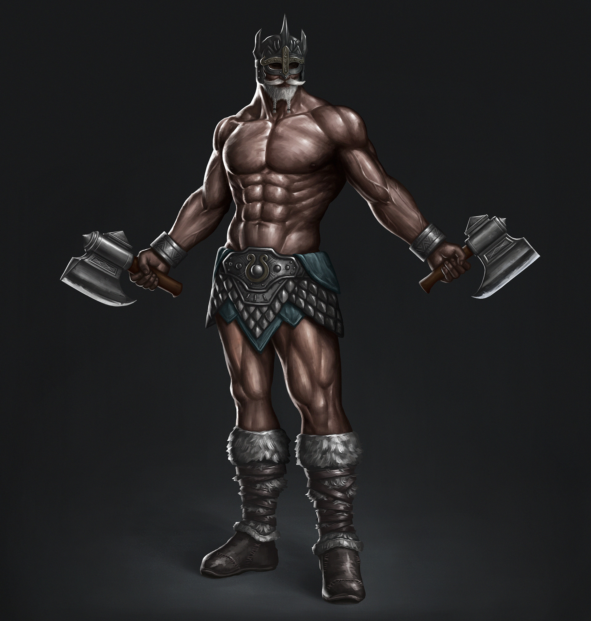 ArtStation Barbarian king