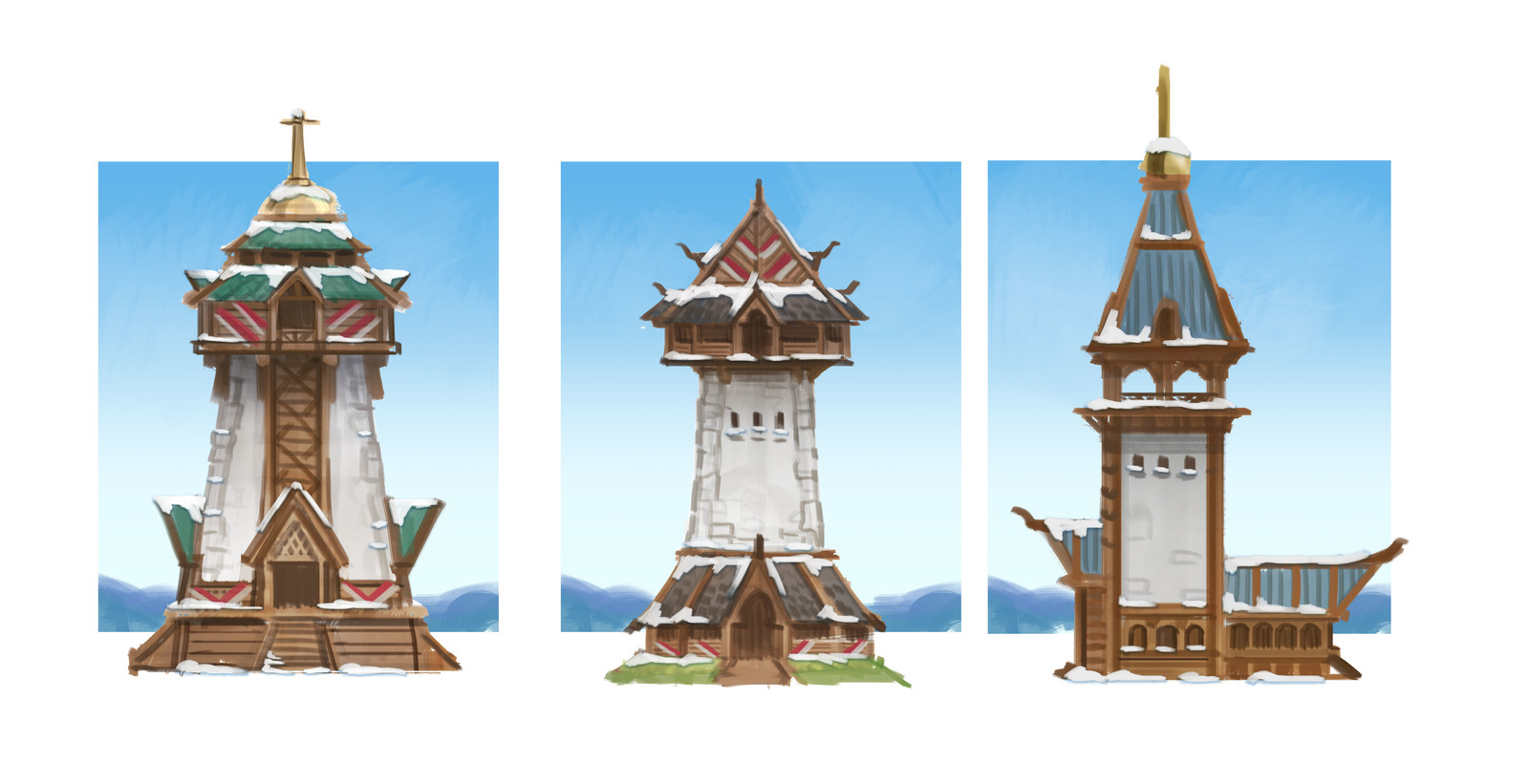 Esbatuan Watchtower Rough Explorations
