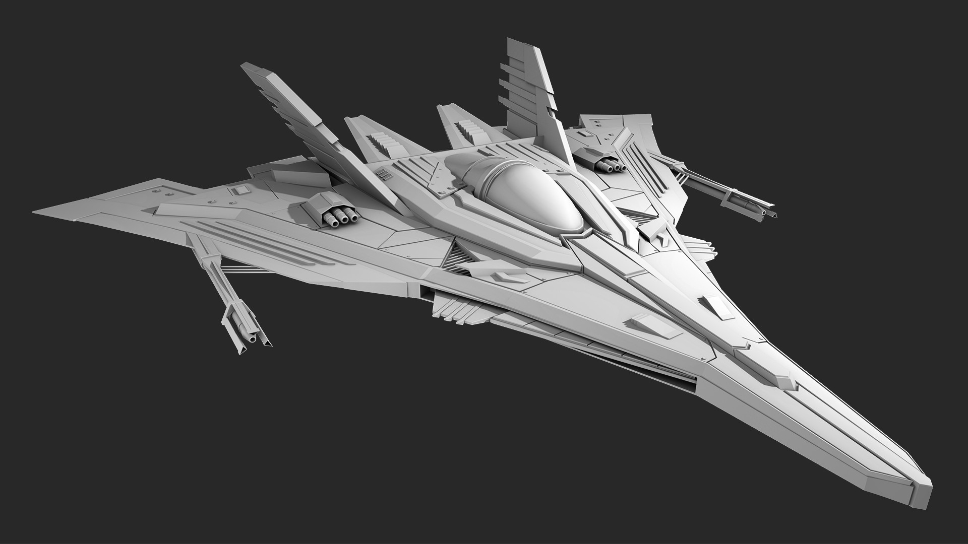 Guillaume Boisvert - Spaceship (3D model)