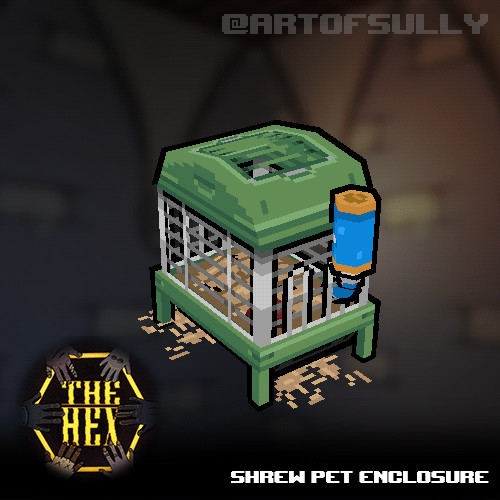 Shrew Pet Enclosure (asset for 'The Hex')