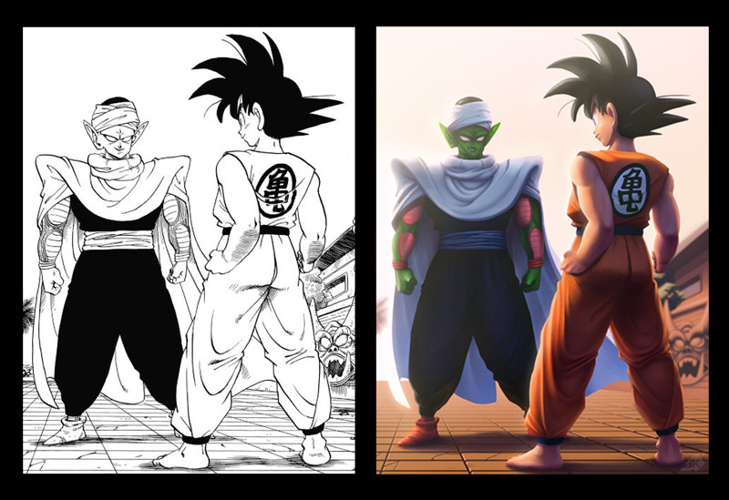 Artstation Goku Vs Piccolo Dustin Kraus