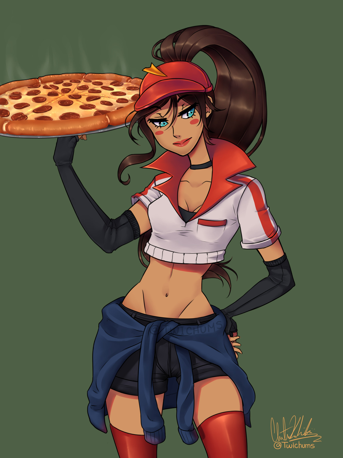 Artstation Pizza Delivery Sivir Christina Kaleikini All 3 skins are still on the public test server and the skinspotlights videos come from there. pizza delivery sivir christina kaleikini