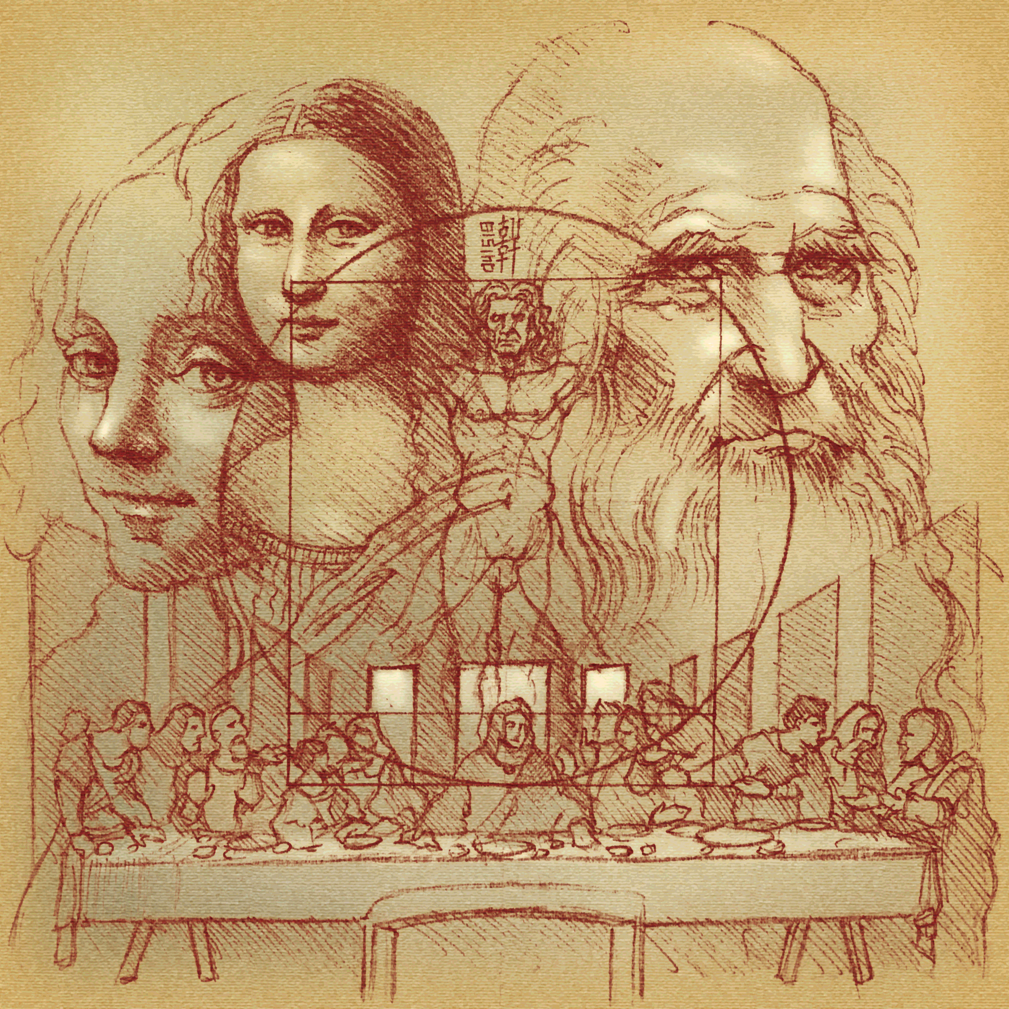 Day 04-15-18 - Da Vinci in Red