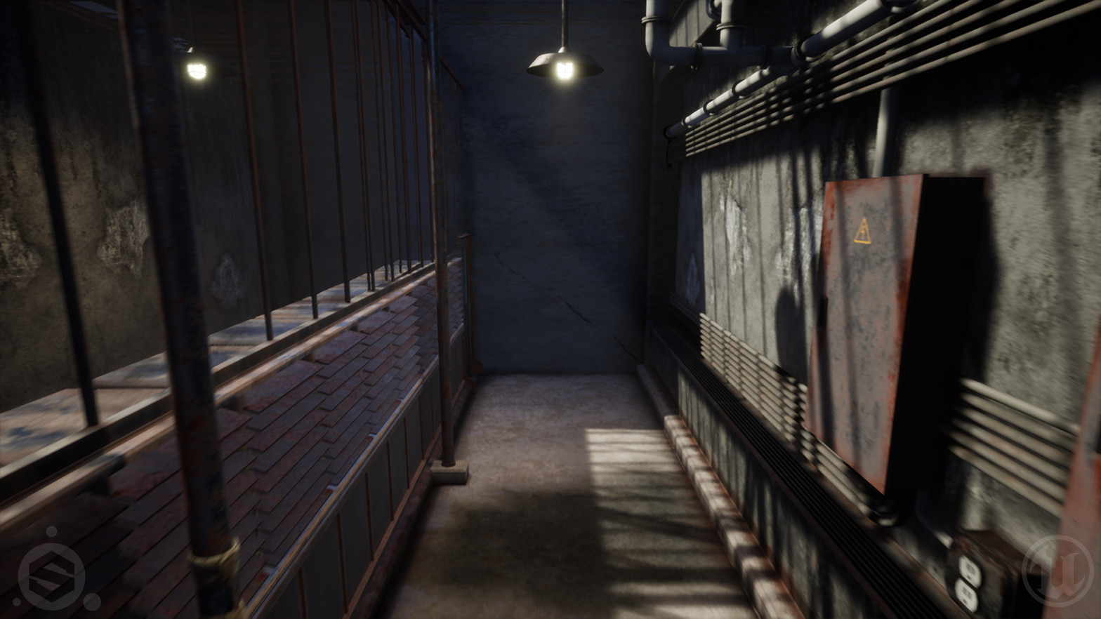 Sarah DiPronio Industrial Hallway
