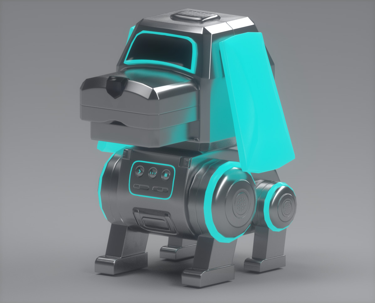robot dog toy 90s