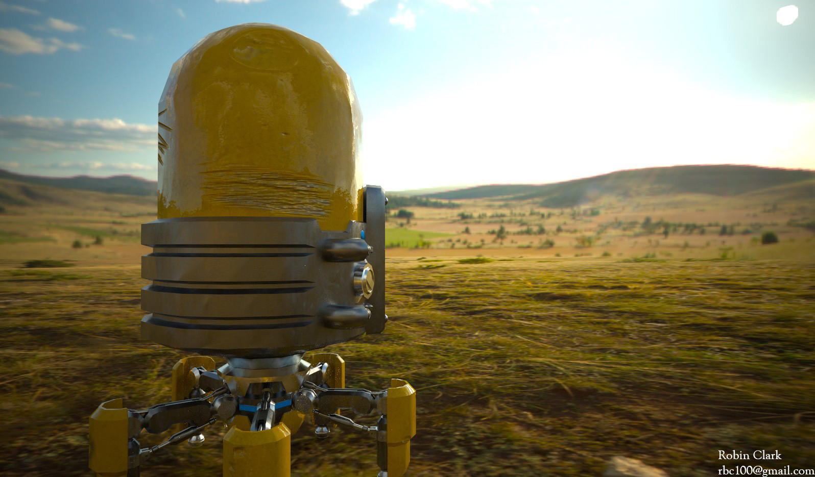 ArtStation - Gun Bot