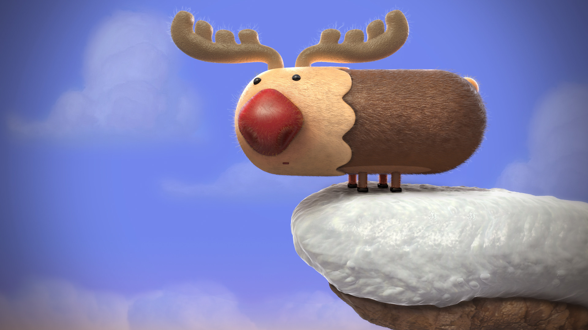 Nilian Studios - Cartoon reindeer
