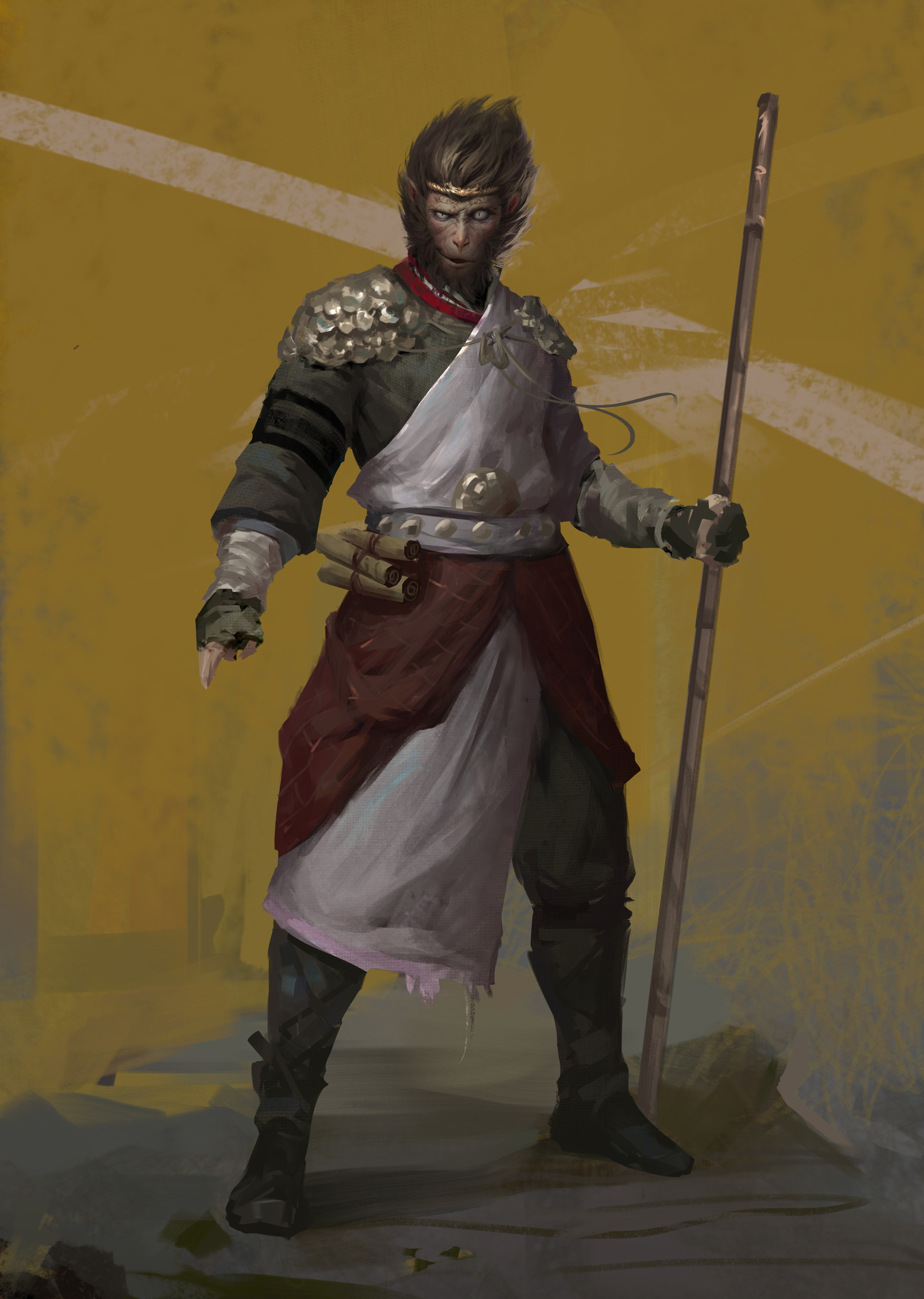 Artstation Sun Wukong Hang Wu