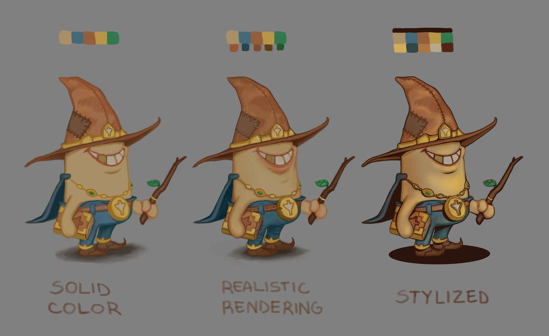 ArtStation - Basic enemy concept