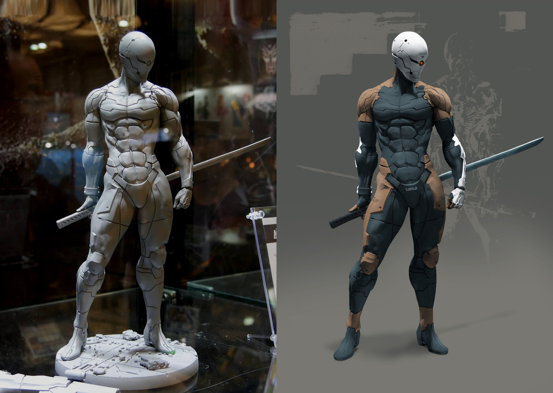 Francesco Delrio Digital Color Restoration Gecco Gray Fox Statue