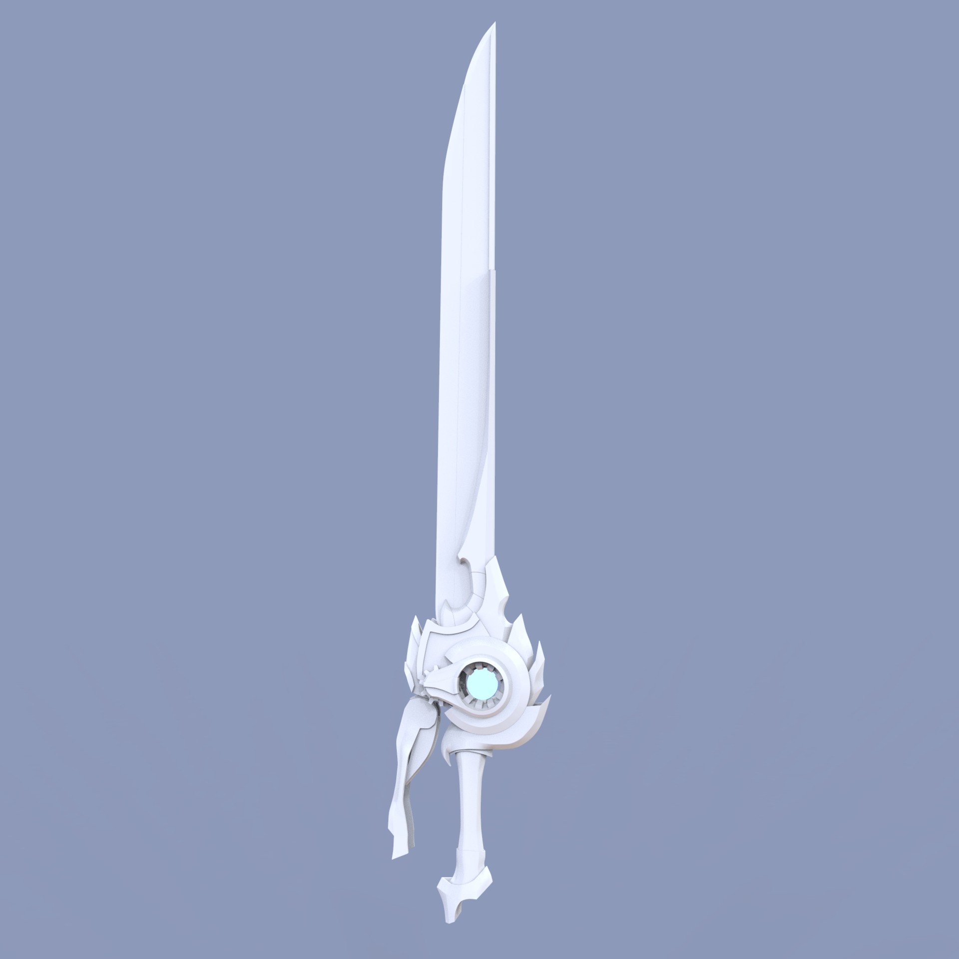 Erstra! - Energy Gunblade - Weapon concept art