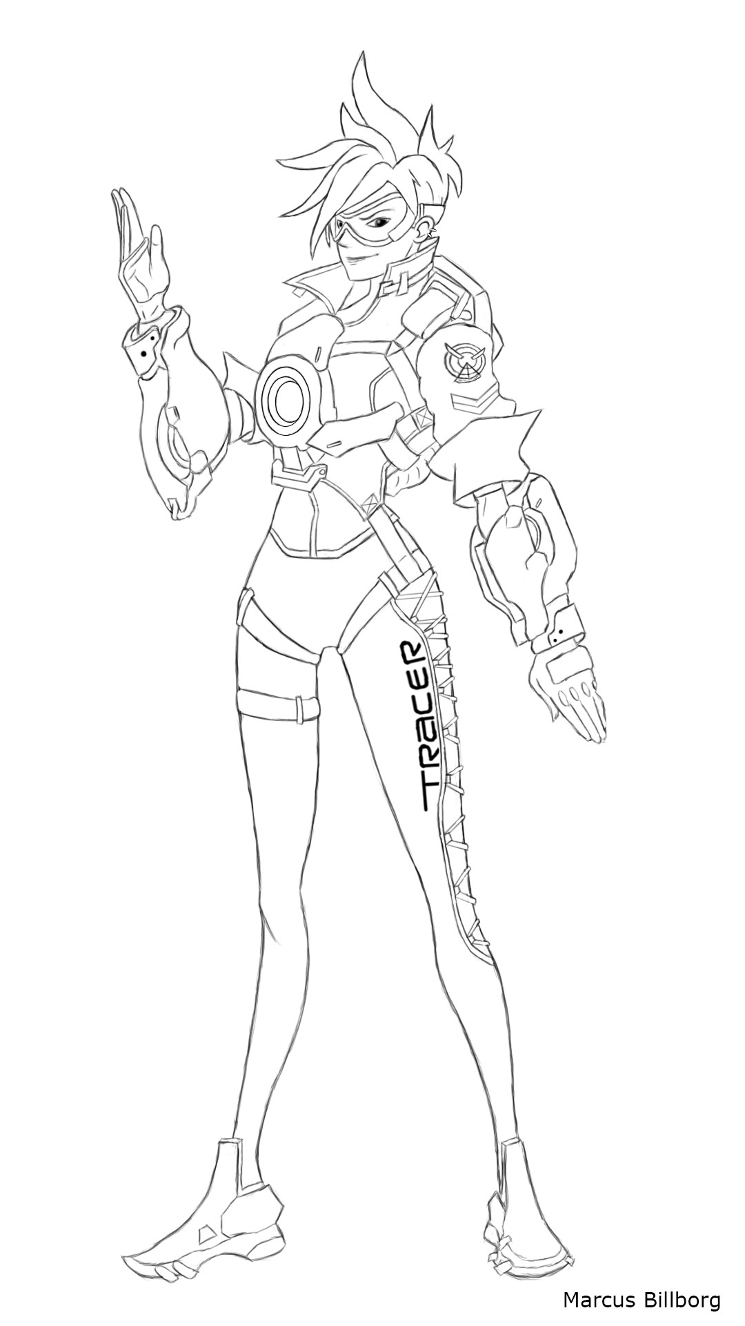 ArtStation - Tracer sketch