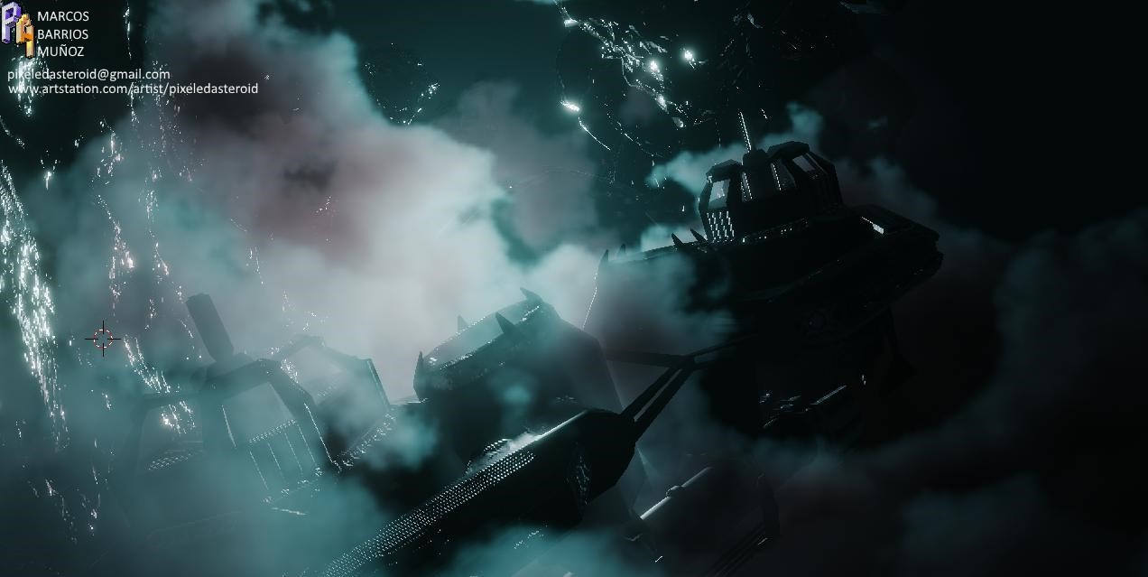 Artstation Deriva Space Blender 2 8 Eevee Real Time Engine High