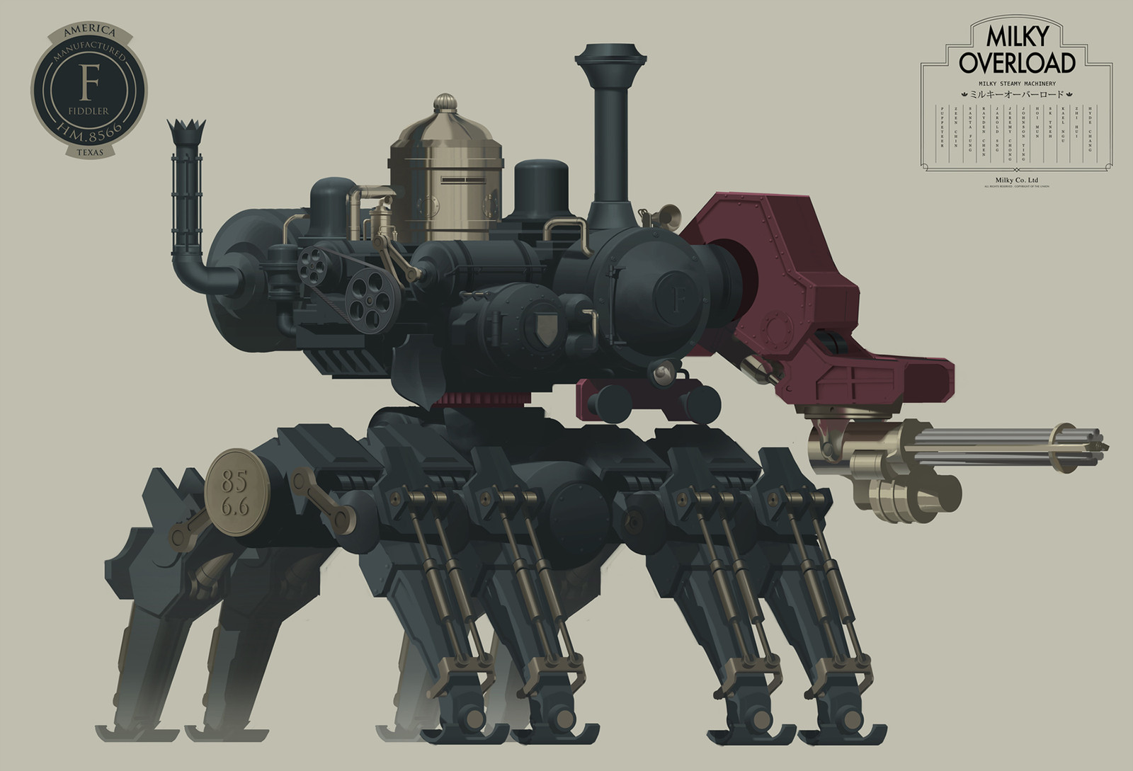 MILKY OVERLOAD | STEAM LOCOMOTIVE CRAWLER