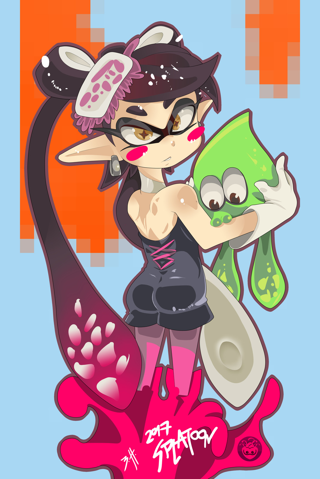 Callie's squid cuddle