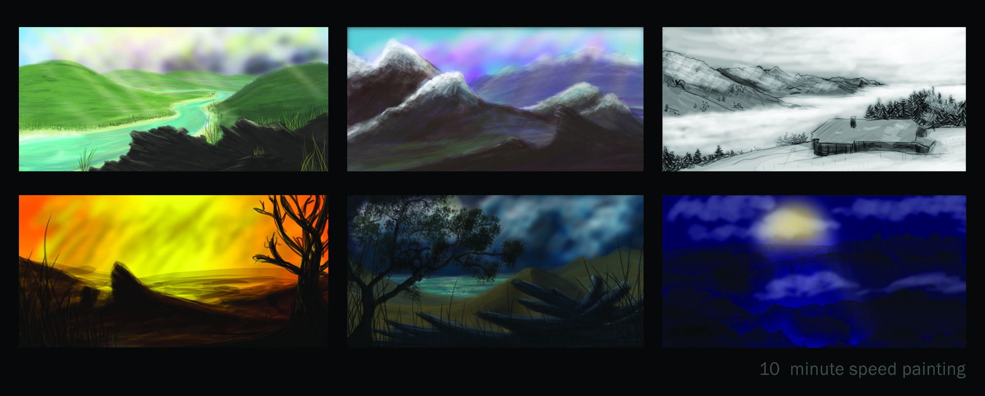 Artstation Speed Paintings Annin Greenhalgh