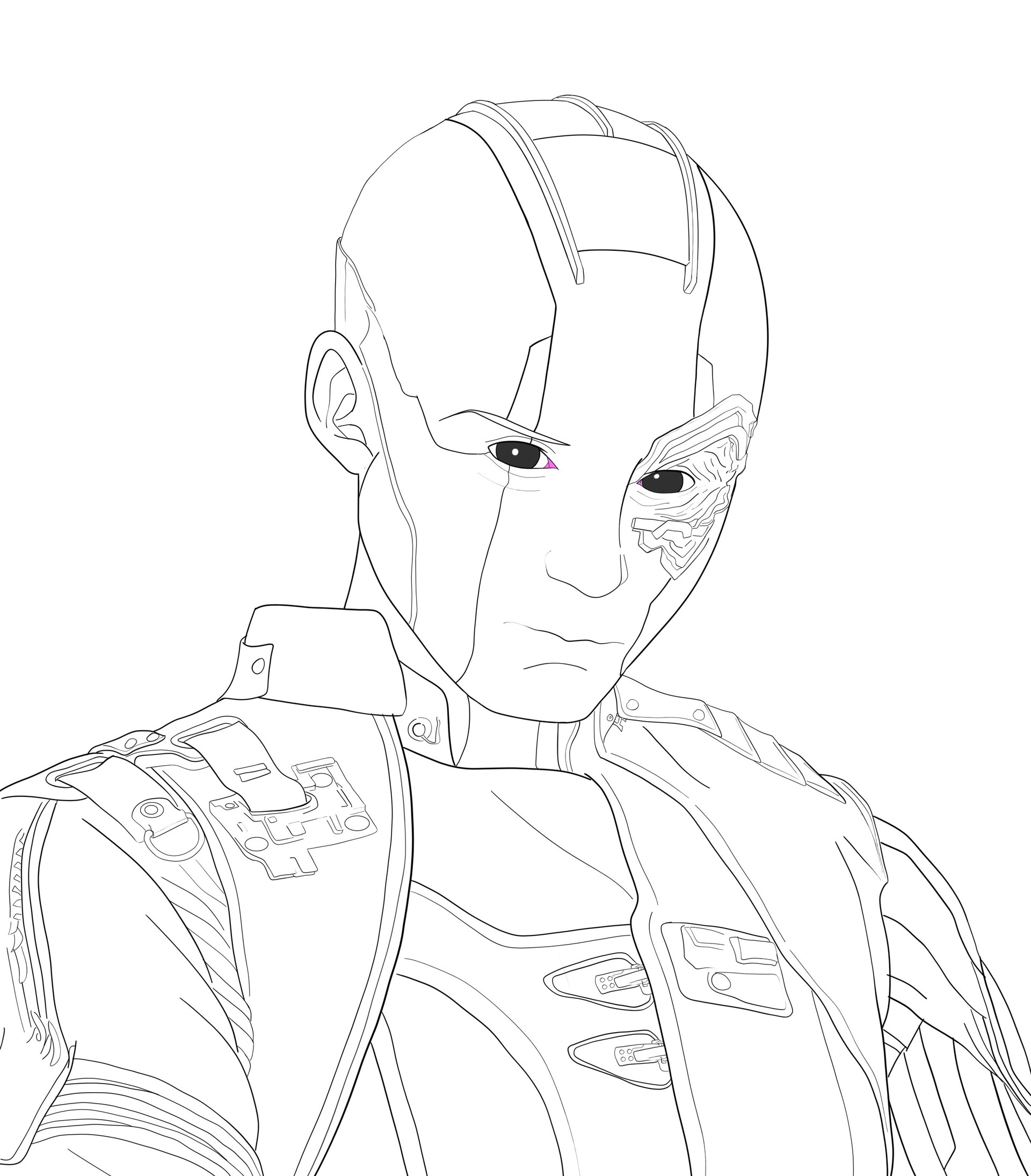Marvel Nebula Coloring Pages