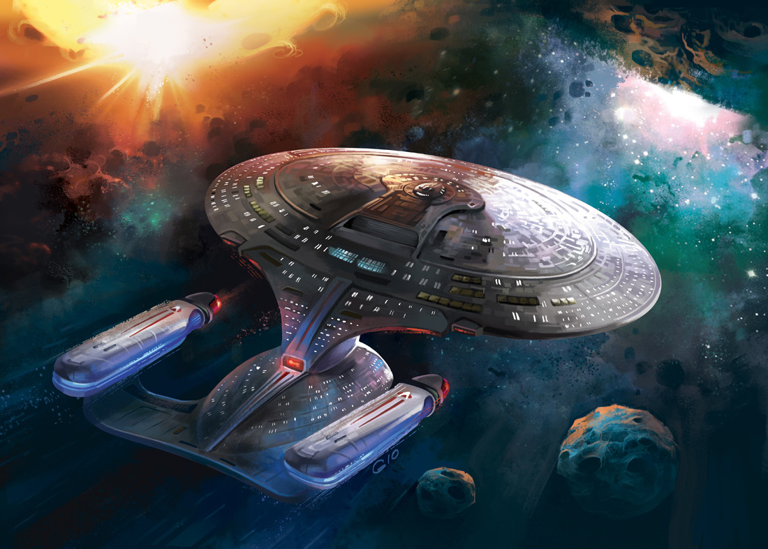 Enterprise D, from the series Next Generation