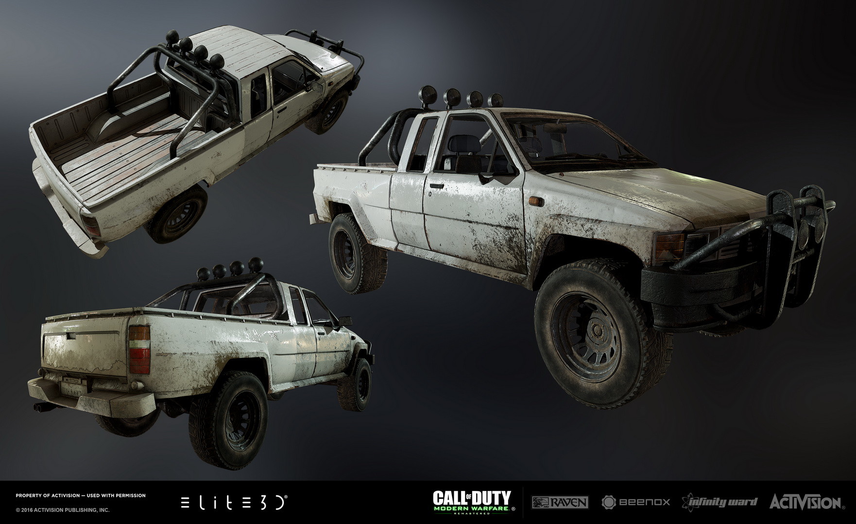 elite3d studio Call of Duty Modern Warfare Remastered Vehicles