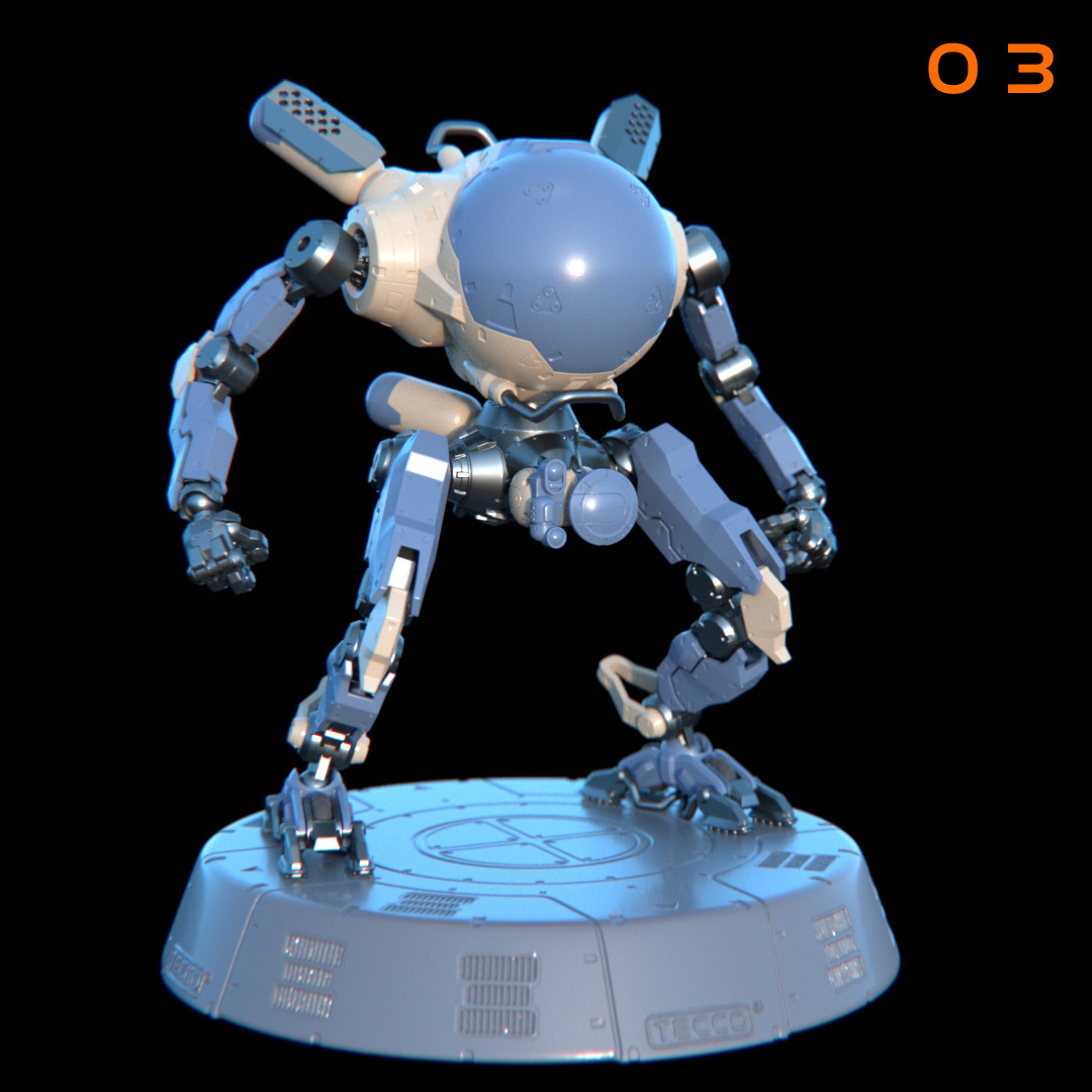 Michael Herm Tecco Toys Fatboy - Michael Herm Fatboy Paint Scheme 03 