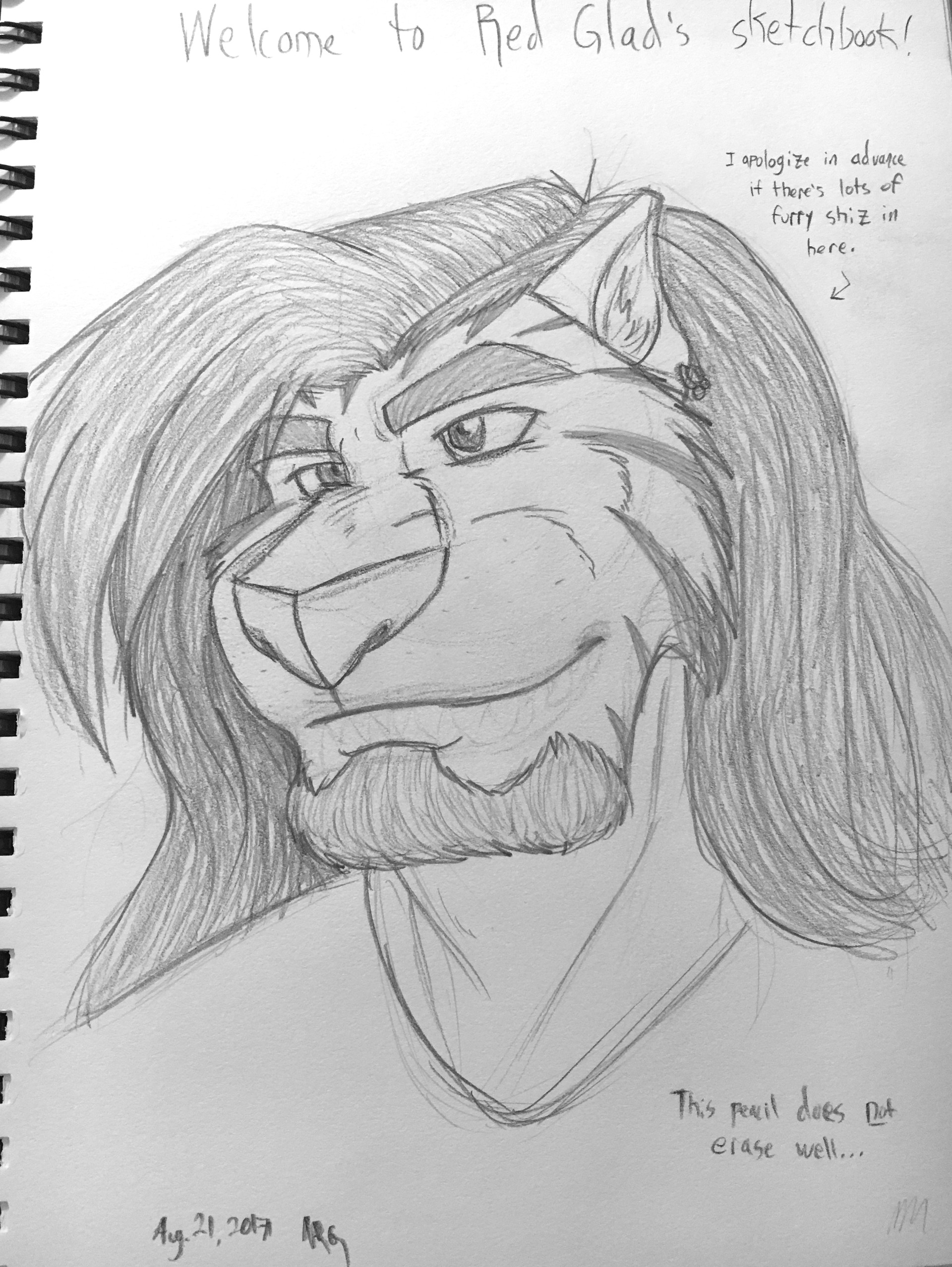 Artstation Sketchbook Drawings Red Glad