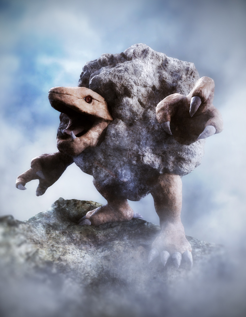 Artstation Fanart Golem Pokemon Takaaki Hattori