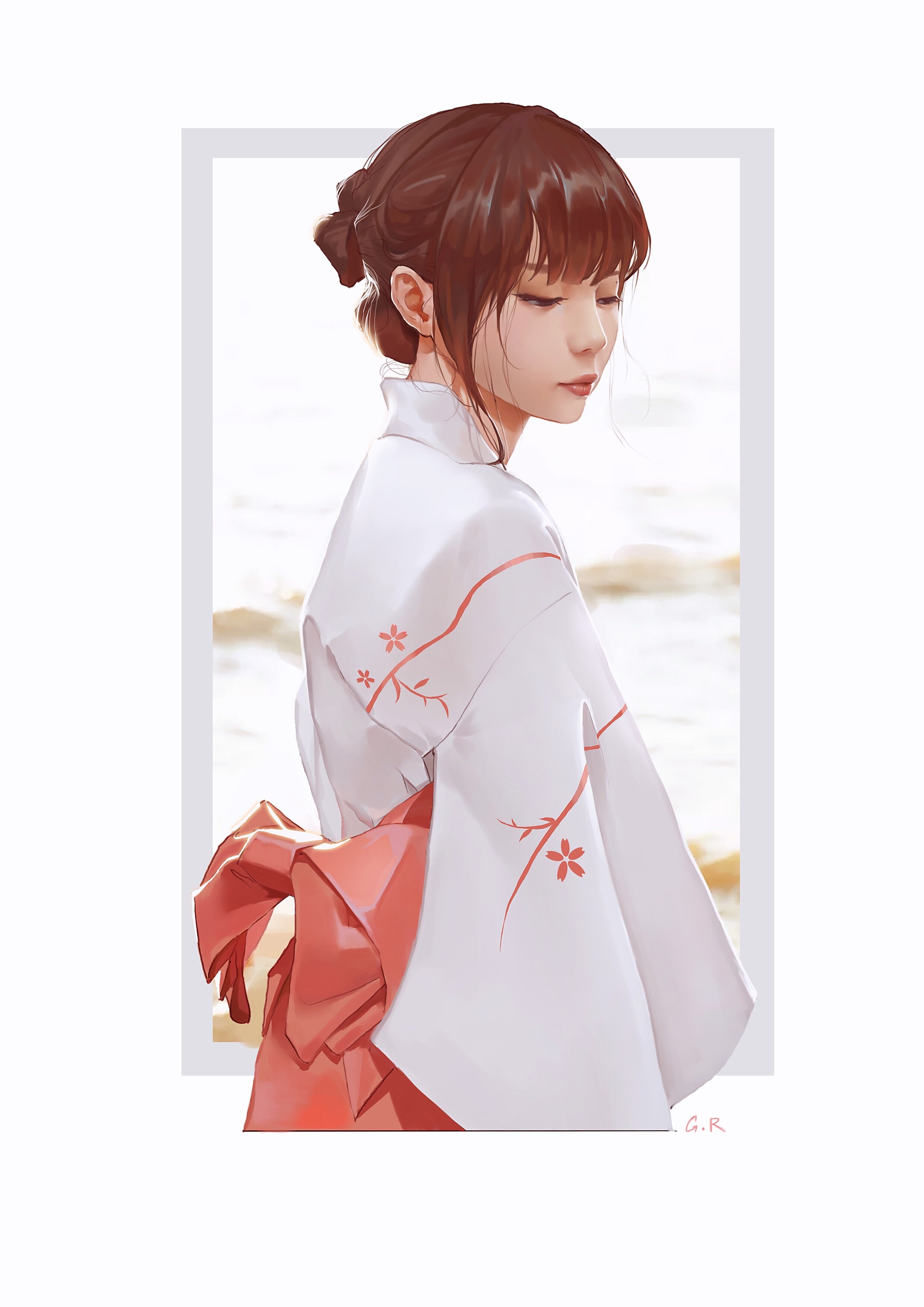 Rui Guo 和服少女 Rui Guo 和服少女