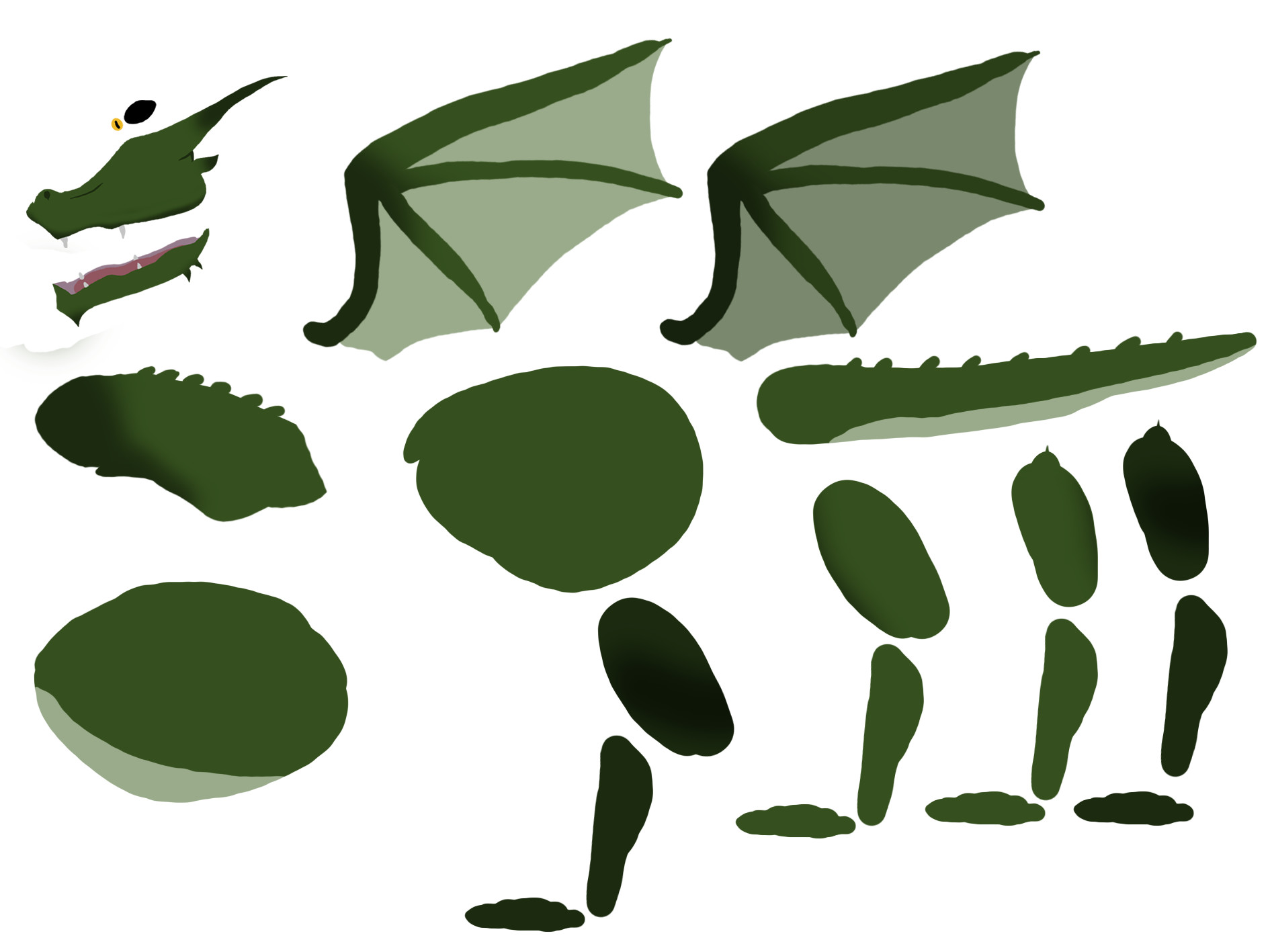 Lara Paul - Simple 2D Dragon Animation Lara Paul - Simple 2D Dragon Animation