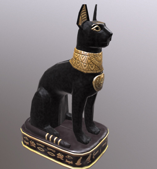 egyptian cat figurine