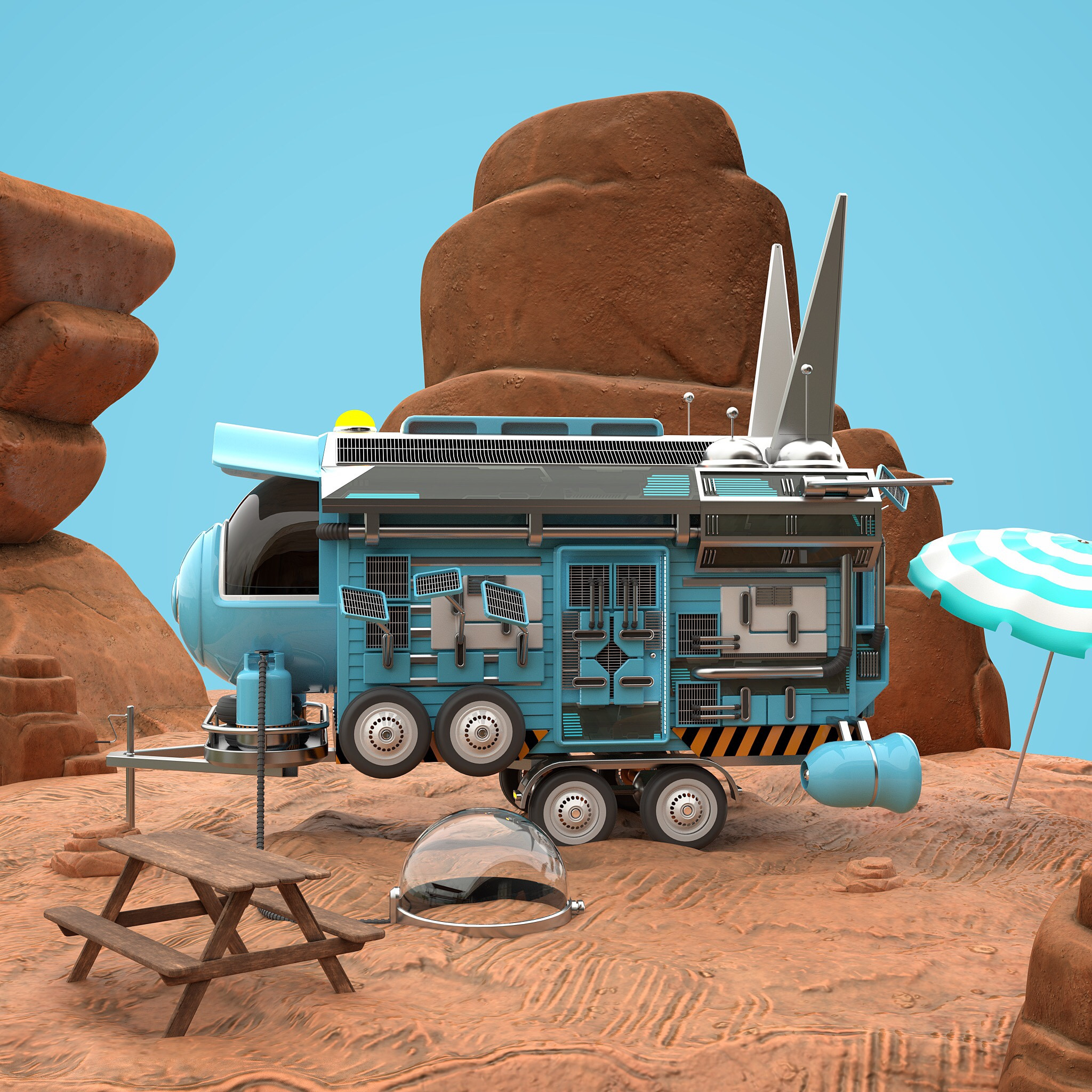 Martian Camper